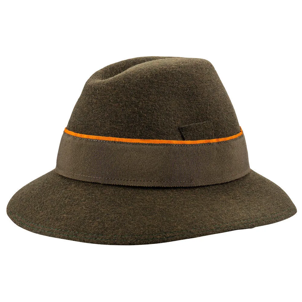 

Autumn and Winter Men's and Women's Wool Felt Hats, Brown and Coffee-Colored, British Retro French Elegant Bow Felt Hats