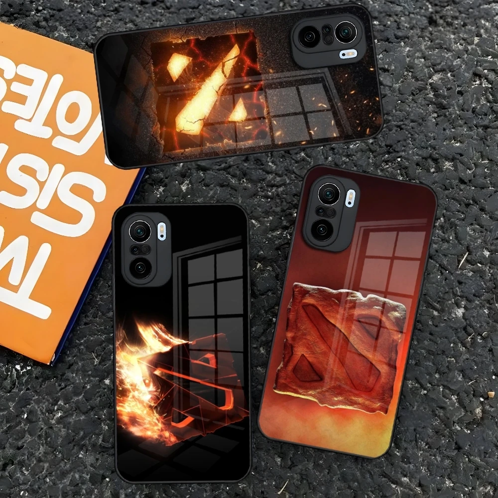 Funda para Teléfono con Logotipo del Juego Dota 2 para Xiaomi 15 14 13 12 X Redmi Note 10 Mi 11 S Lite T Pro Ultra, Cubierta de Vidrio