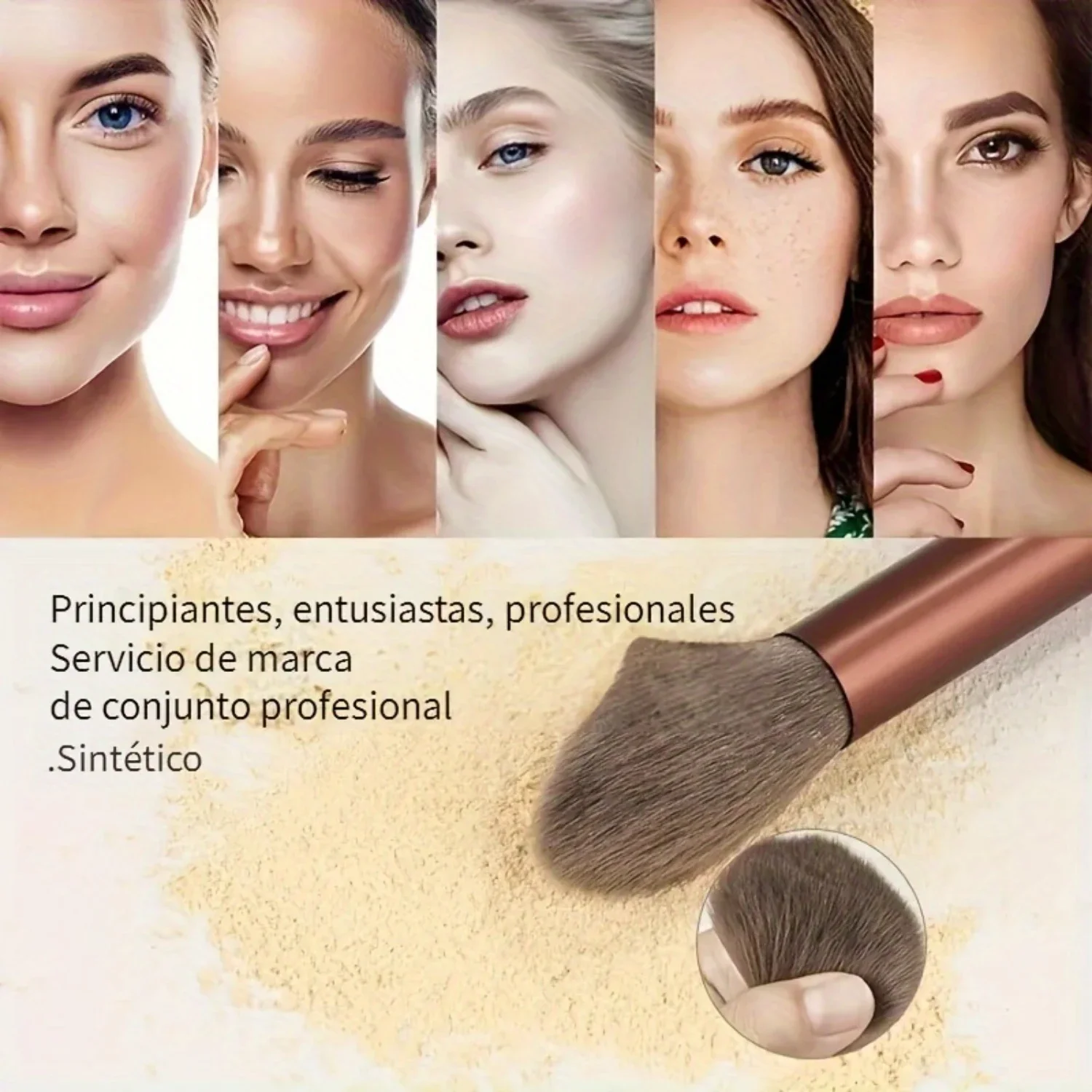 Juego de brochas de maquillaje suaves y lujosas de 13 piezas para una aplicación impecable