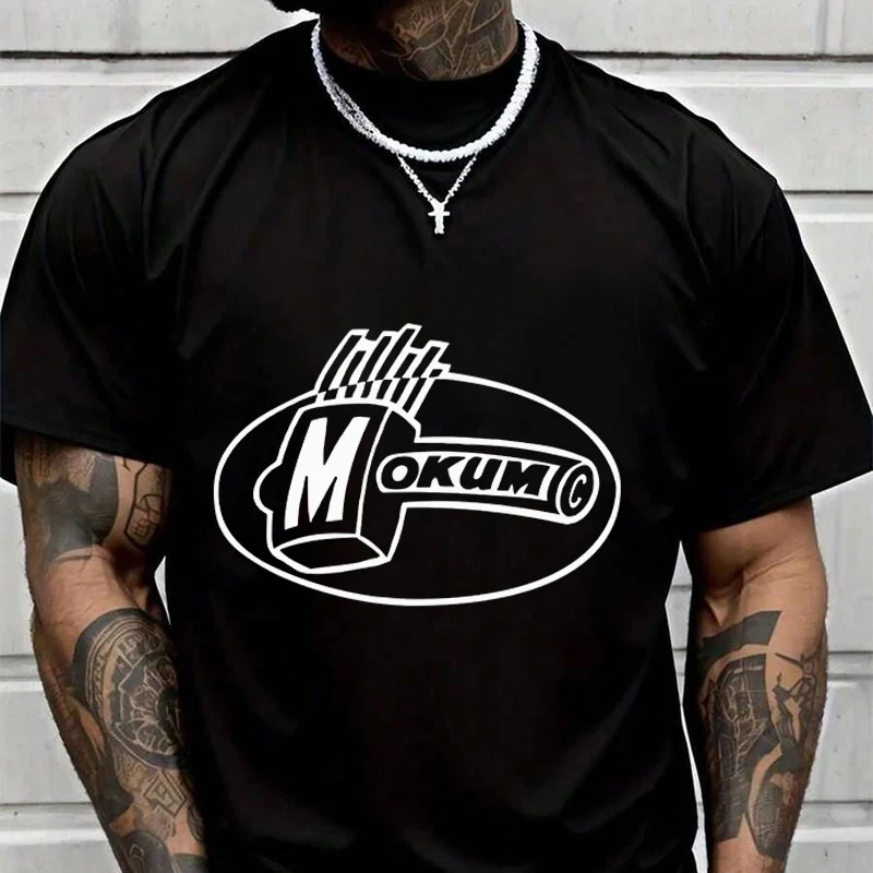 

Футболка MOKUM RECORDS Plain Customizeds для райдеров, мужская и женская модная повседневная футболка высокого качества с круглым вырезом, 2026