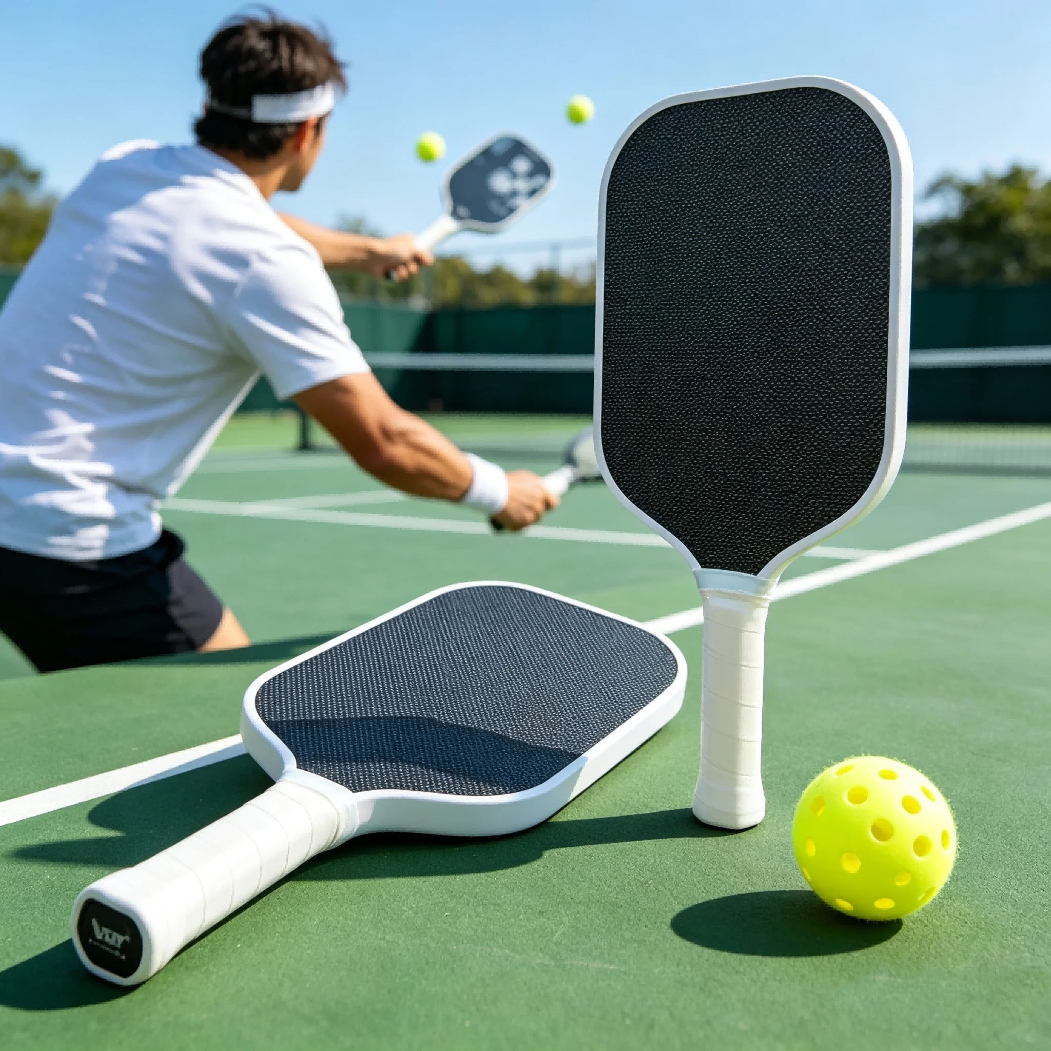 Customized Surface EVA Foam Pickleball Paddles 14mm 16mm Thickness GEN4 Thermoformed Toray T700 Carbon Fiber for Sports Entertai