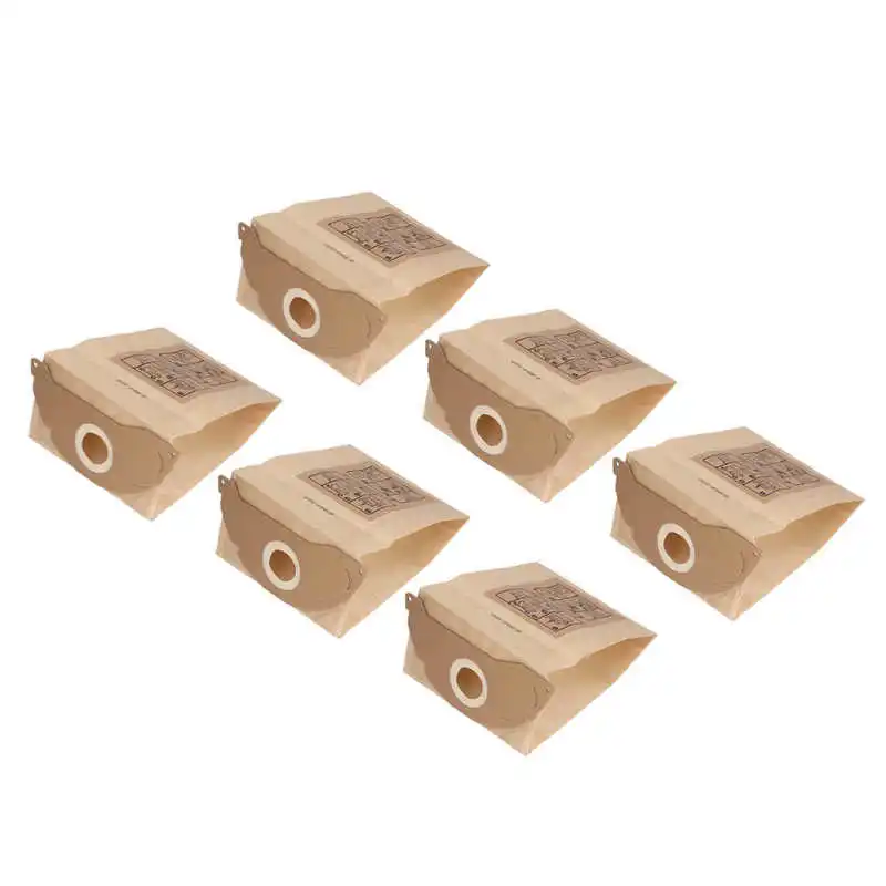 6pcs Vacuum Cleaner Paper Garbage Dust Bag Disposable Dust Bag for Karcher WD2250 A2004 A2054 MV2 Vacuum Cleaner Parts