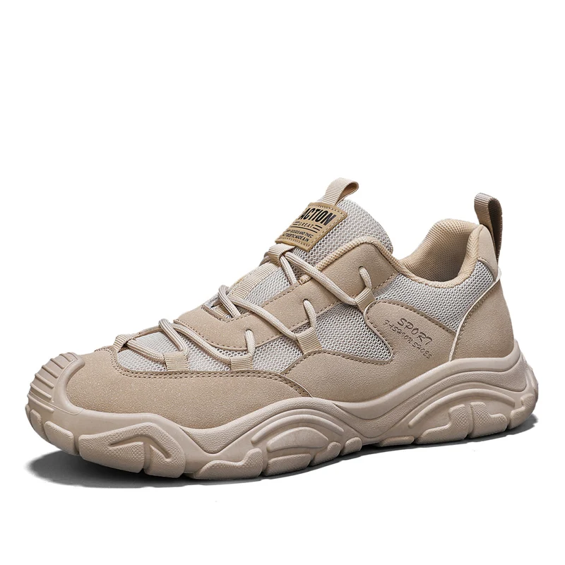 

Men's motorcycle shoes, trendy breathable mesh casual shoes, sports men's shoes