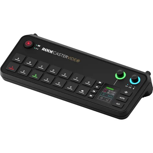 RODE RODECaster Video All-in-One Production Console for social media streaming podcasting and live events