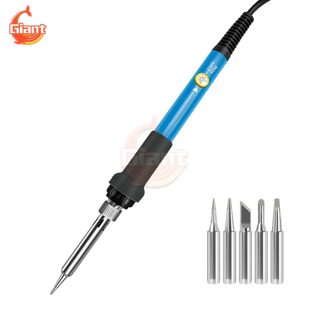 13PCS Electric Soldering Iron Portable Handheld Soldering Iron Pen Adjustable Temperature Fast Heating Solder Welding Tools