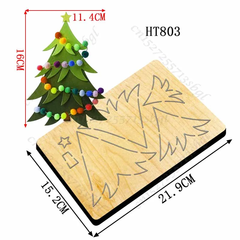 Wykrojniki choinkowe-nowe wykrojniki i drewniane formy, HT803 odpowiednie do zwykłej maszyny do cięcia matryc na rynku.