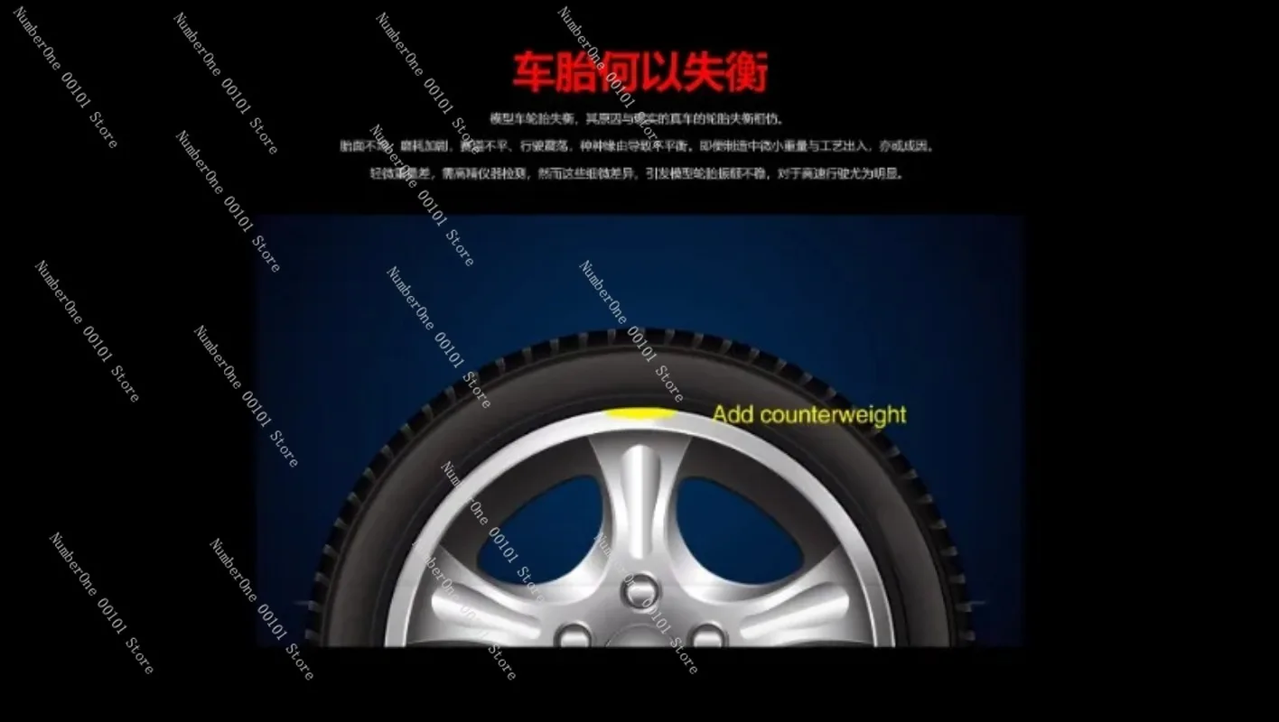 Tire Dynamic Balancer Built-in Bluetooth App Real-time Data Display Electronic Tire Balancer