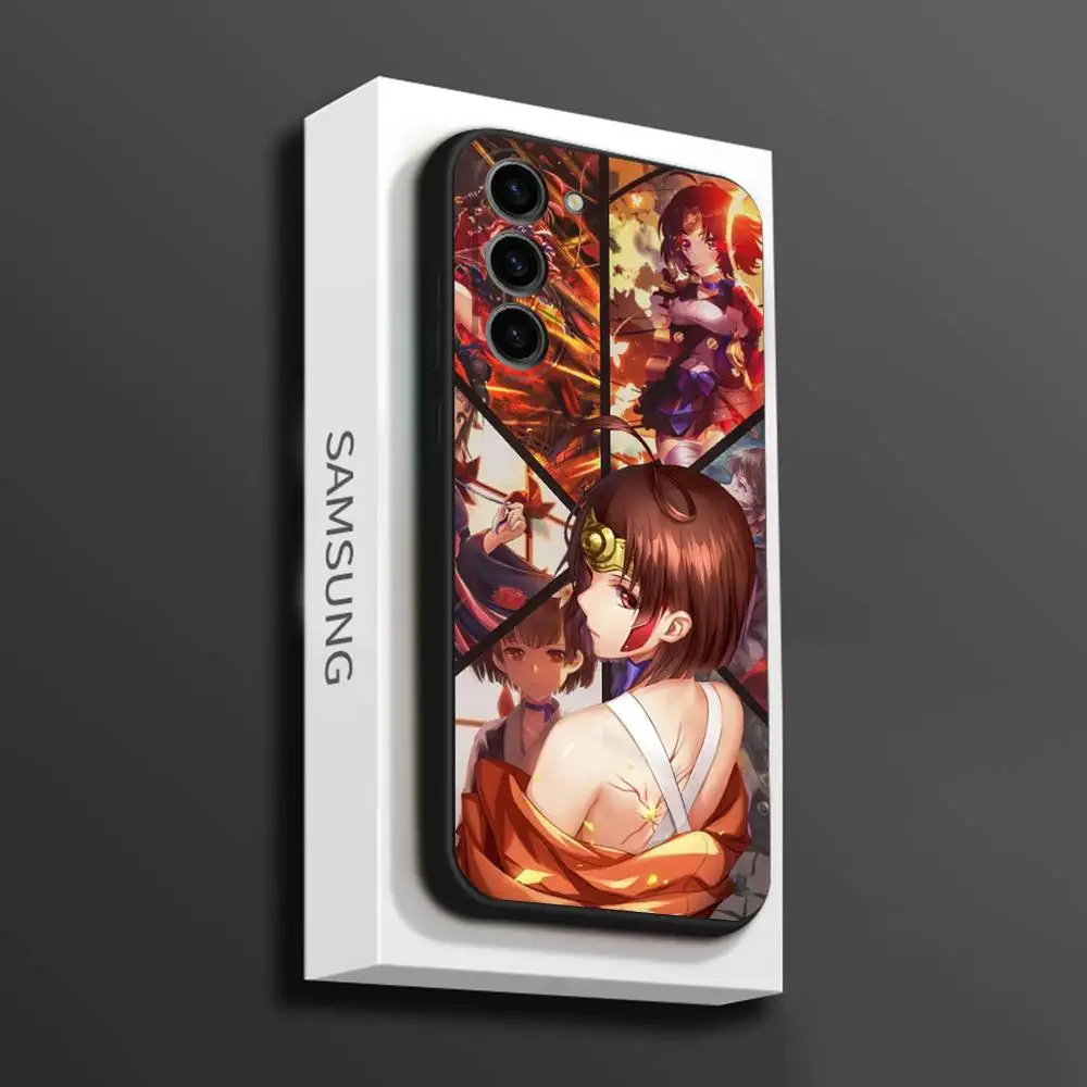 Custodia per telefono K-Kabaneri Iron Fortress per Samsung Galaxy A 73,72,51,53,52,71,22,5G,Nota,J7,8,9 Cover morbida nera