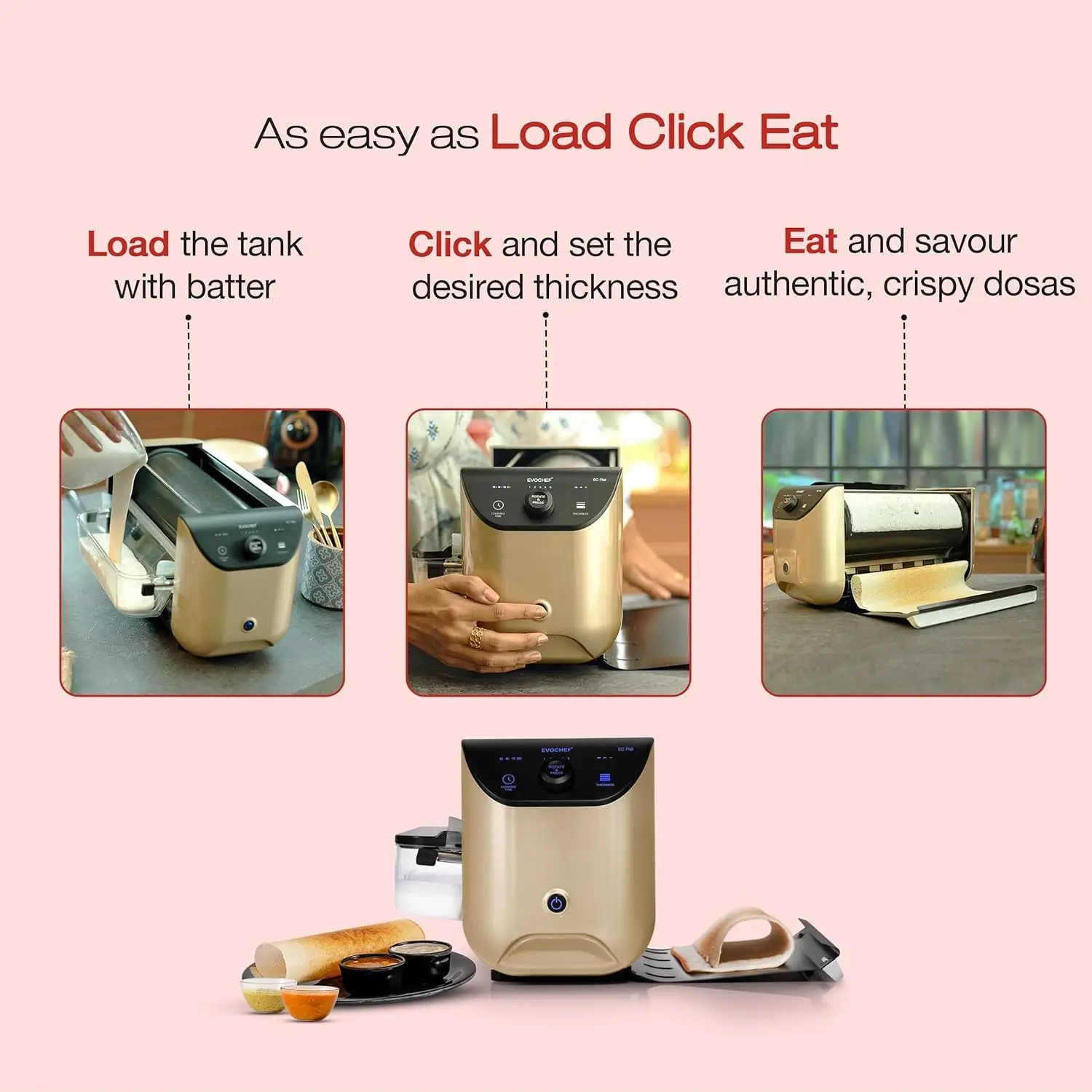 Dosa Maker & Crepe Maker 120V
