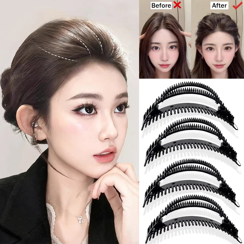 1/4pcs Cushion Stable Hair Roots Volumizing Fiber Insert Comb Invisible Fluffy Hair Pad Heightening Artifact Hairstyle Tool