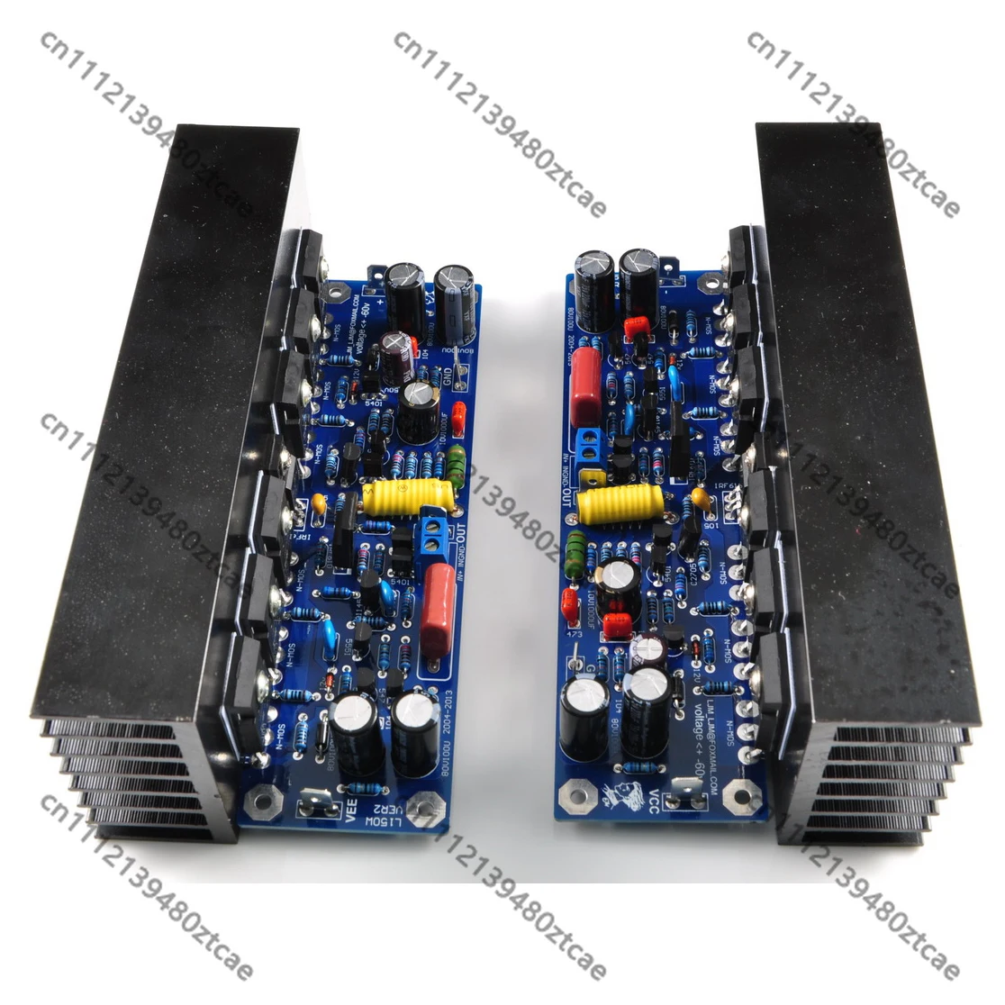 Class AB Mono Power Amplifier Board, DC ±45V 200W 8Ω, ±60V 400W 4Ω, IRFP250 MOSFET Audio Amplifier Finished Module