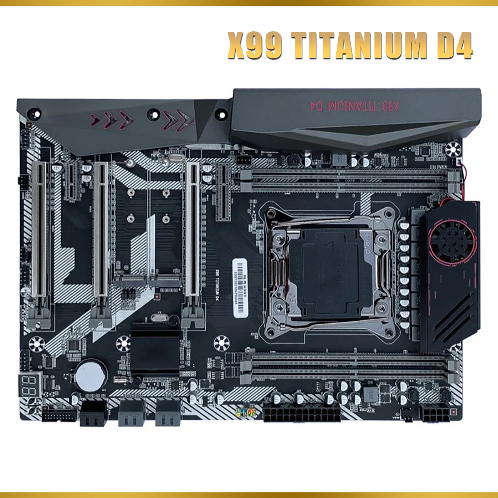 X99 TITANIUM D4 For JGINYUE LGA 2011-V3 DDR4 256G BPCI-E 3.0 ATX Motherboard