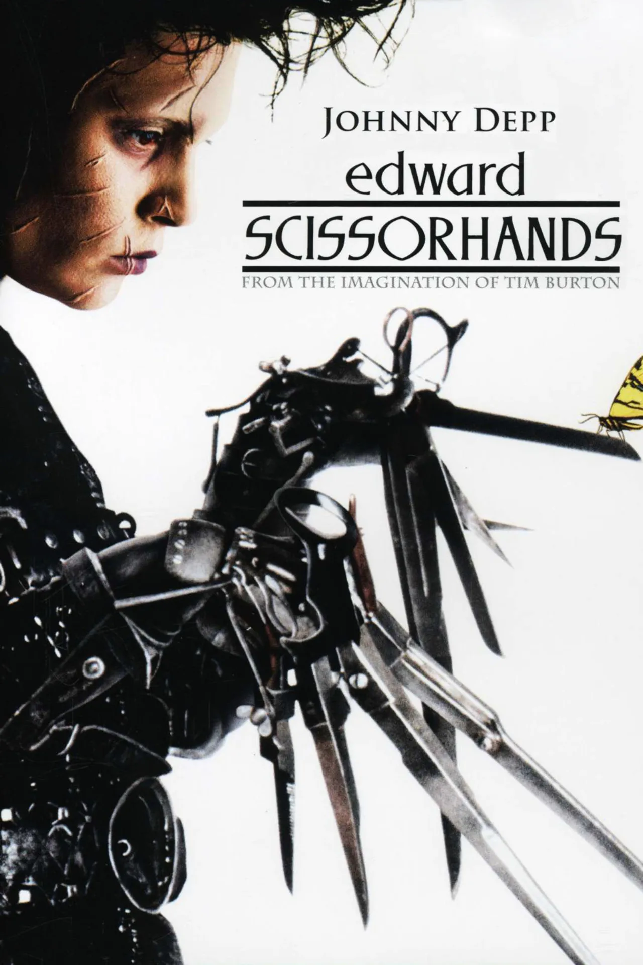 Movie Edward Scissorhands (1990) SILK POSTER Wall Stickers Home Decor Art painting