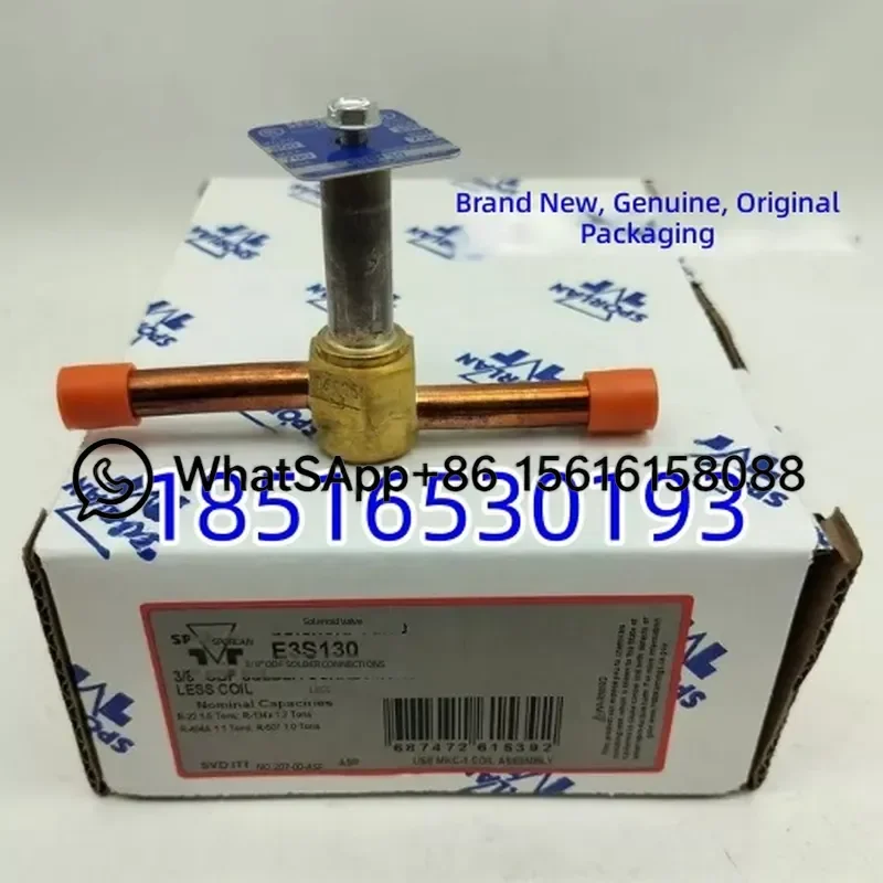 Sporlan Refrigeration Solenoid Valve E6S130 E10S250 E25S270 XUJ XUP AC Parts Replacement Compatible with HVAC Systems High