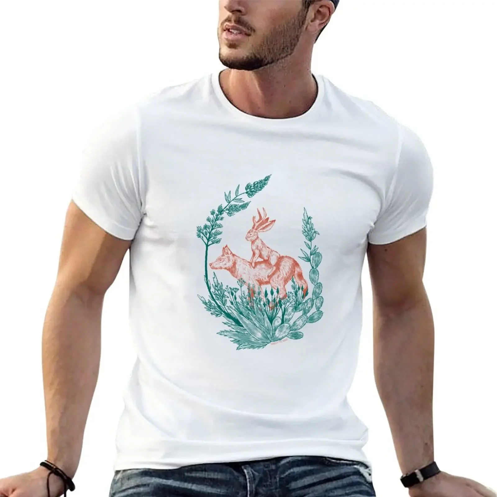 buck and coyote T-Shirt Blouse plain plain t shirts men