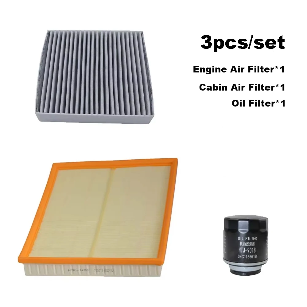 

3pcs Filter Set For BYD SONG MAX DM 1.5T 2019 2020 2021 2022 Cabin AC Fresh Air Fuel Oil Filter Accessories