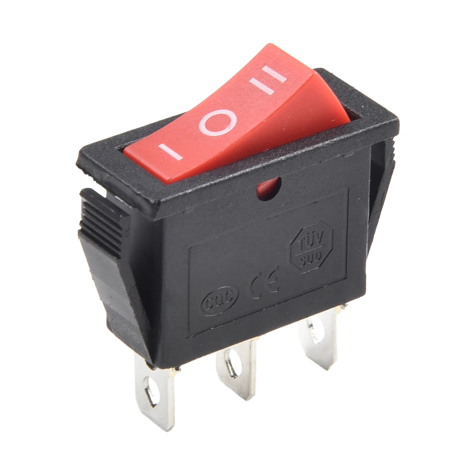 Rocker Switch 15A 250V 20A 125V Red On Off On, 3 Pin Joystick Switch, Easy to Operate, Perfect for DIY Projects and Repairs