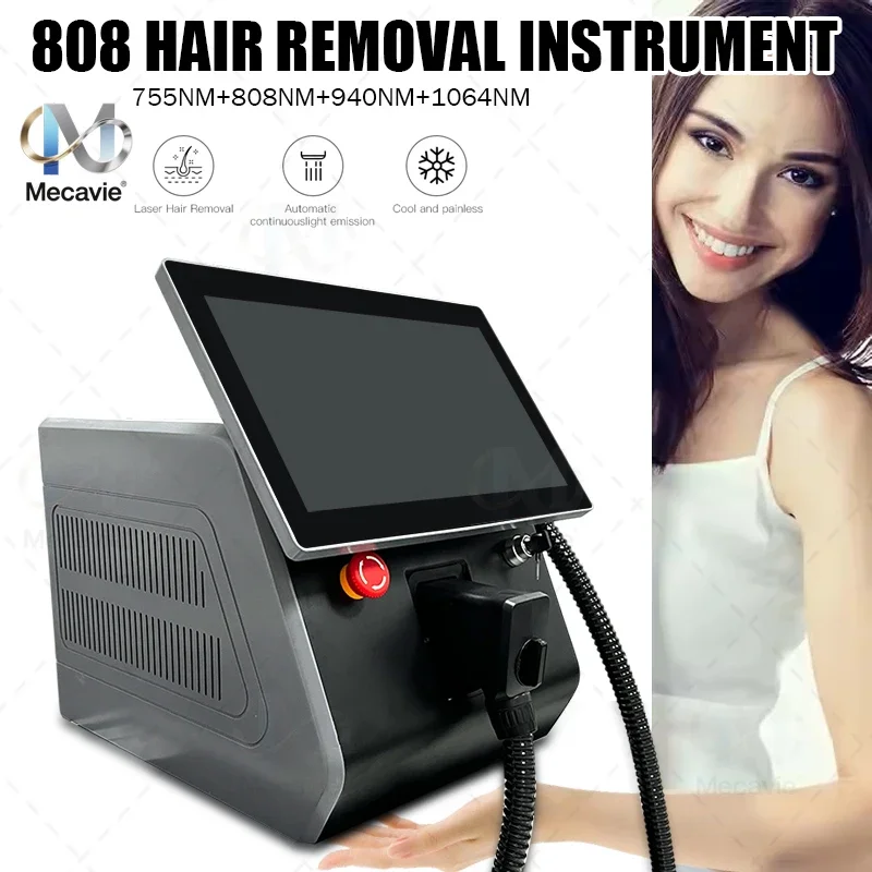 

2026 Новейший портативный диодный лазер 4000 Вт для удаления волос 4 волны безболезненный ледяной охлаждающий постоянный эпилятор для домашнего использования косметическое оборудование