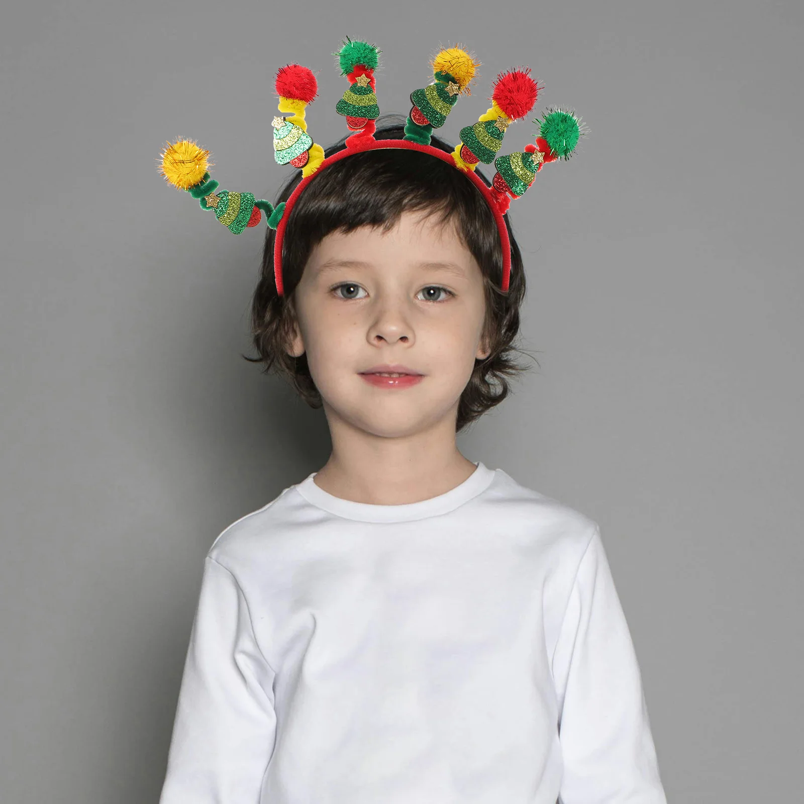

2 Pcs Cartoon Headwears Headband Cute Holiday Headbands Christmas Headdress Costume