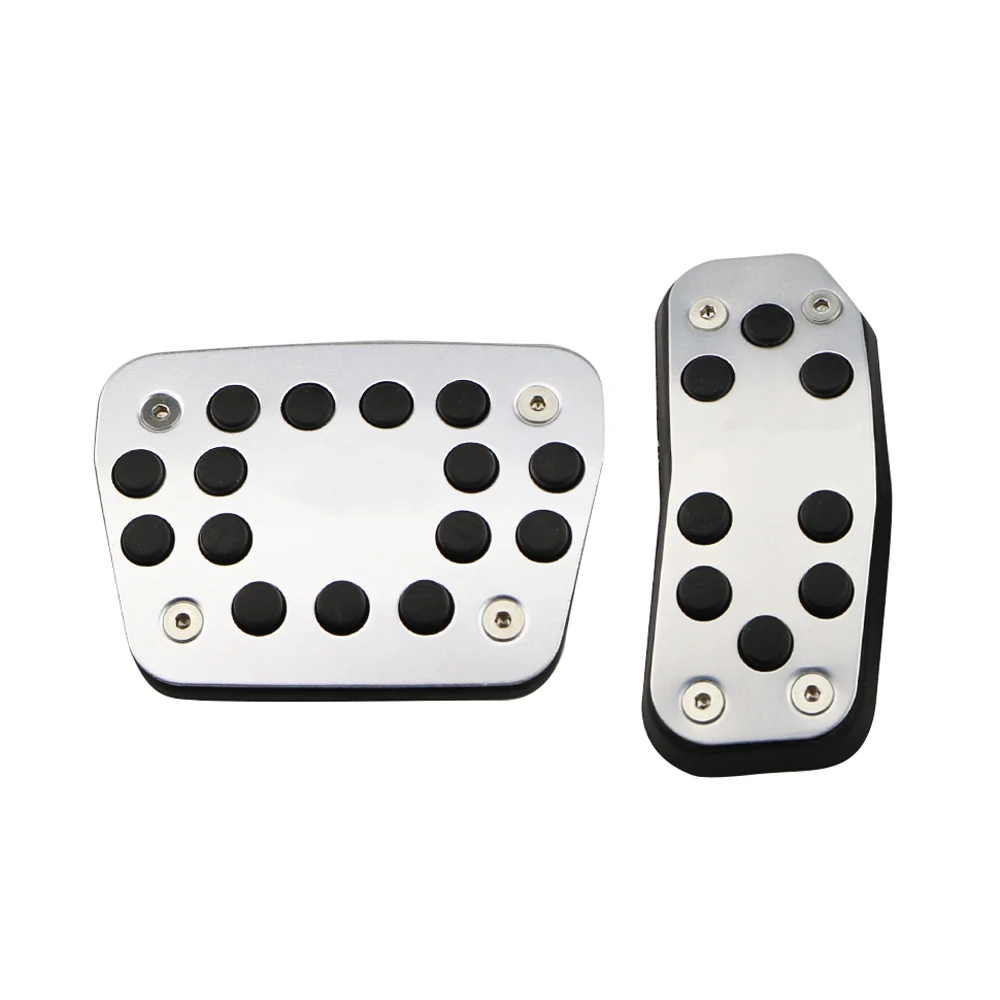 Car Styling Pedals Pad for Ford Fiesta MK7 2009 - 2015 Aluminum Alloy Pedal Cover for New Fiesta 2009 - 2019