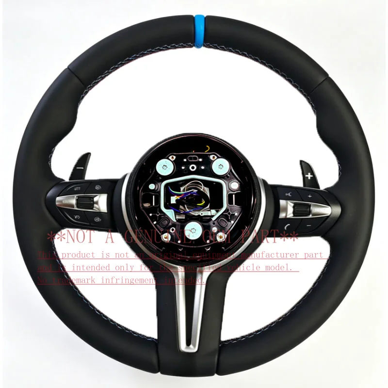 For Bmw Blue Label Leather Steering Wheel 3 Series F30 F31 F34 2012 2019 ZC M3 P 002 Horn Cover Horn Shell