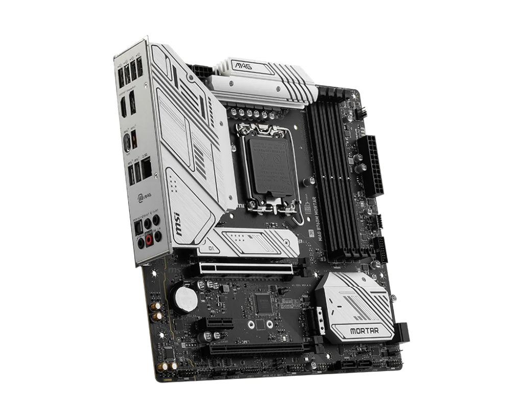 Imagem -02 - Placa-mãe Msi Mag B760m Mortar Placa-mãe Usada Suporta Processadores Intel 12 ° e 13 ° Cpu Pcie 5.0 128gb Lga 1700