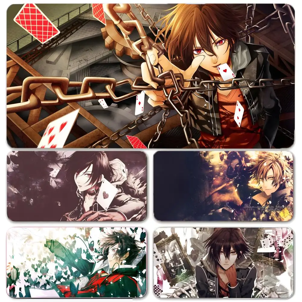 Visual Novel Game AMNESIA Mouse Pad Large Gaming Mousepad with Thick Stitched Edge Non-Slip Desk Mat