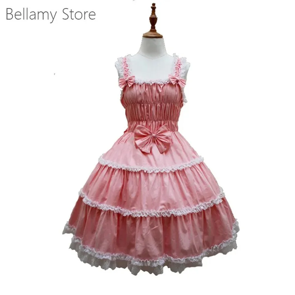 tailored-lolita-gothic-style-double-suspender-pleated-lace-lace-dress