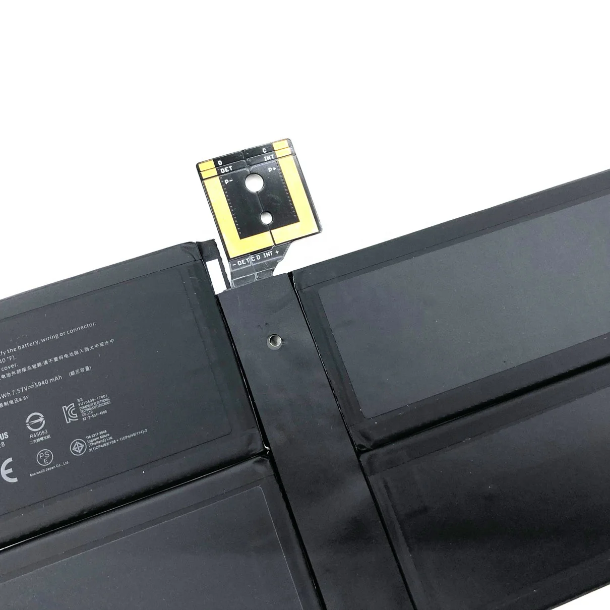 بطارية كمبيوتر محمول عالية السعة Mic rosoft Su ace Pro 5 DYNM02 لـ Su ace Pro5 1796 G3HTA038H DYNM02 7.6 فولت 5940 مللي أمبير في الساعة