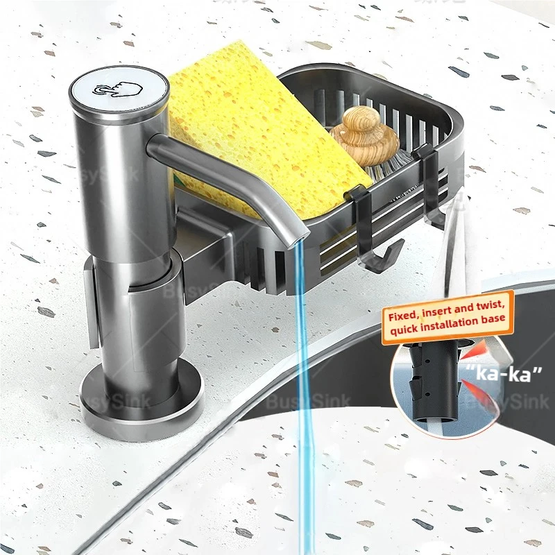 

Kitchen Sink Soap Dispenser Extender Detergent Presser for Detergent and Hand Soap Kitchen Sink Accessories