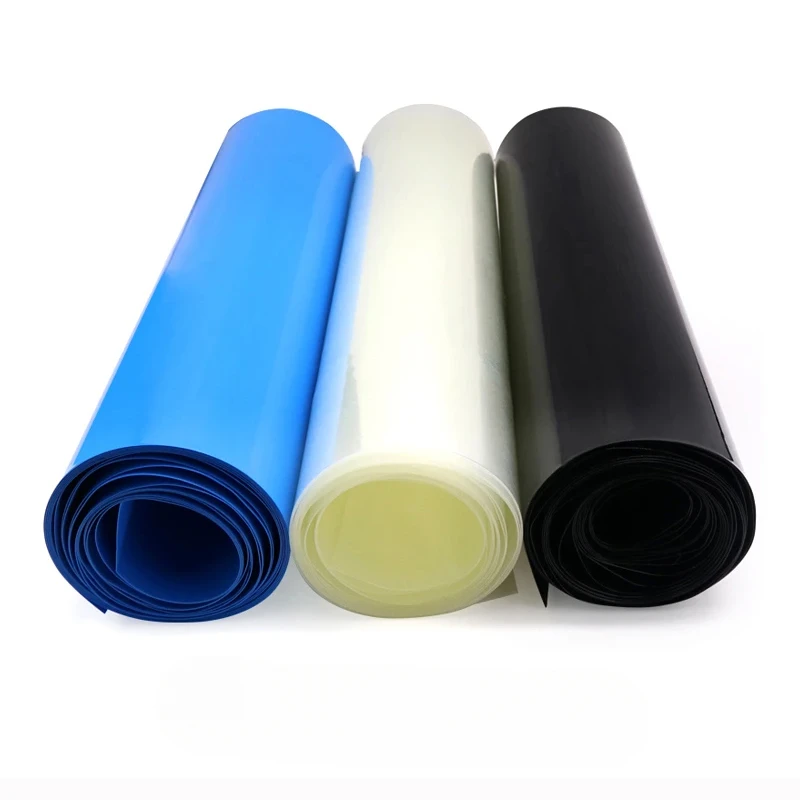 18650 Battery Wrap Width130mm~600mm PVC Heat Shrink Tube Pack Insulated Lithium Case Protector Film Cable Sleeve Shrink Wrap