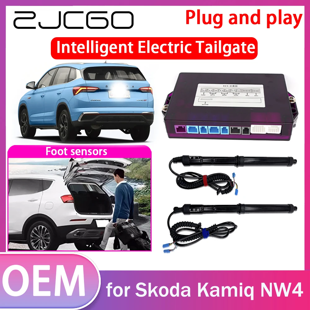 

ZJCGO Electric Tailgate Lift Drive Trunk Opening Tail Gate Lift Soft Close for Skoda Kamiq NW4 2019 2020 2021 2022 2023