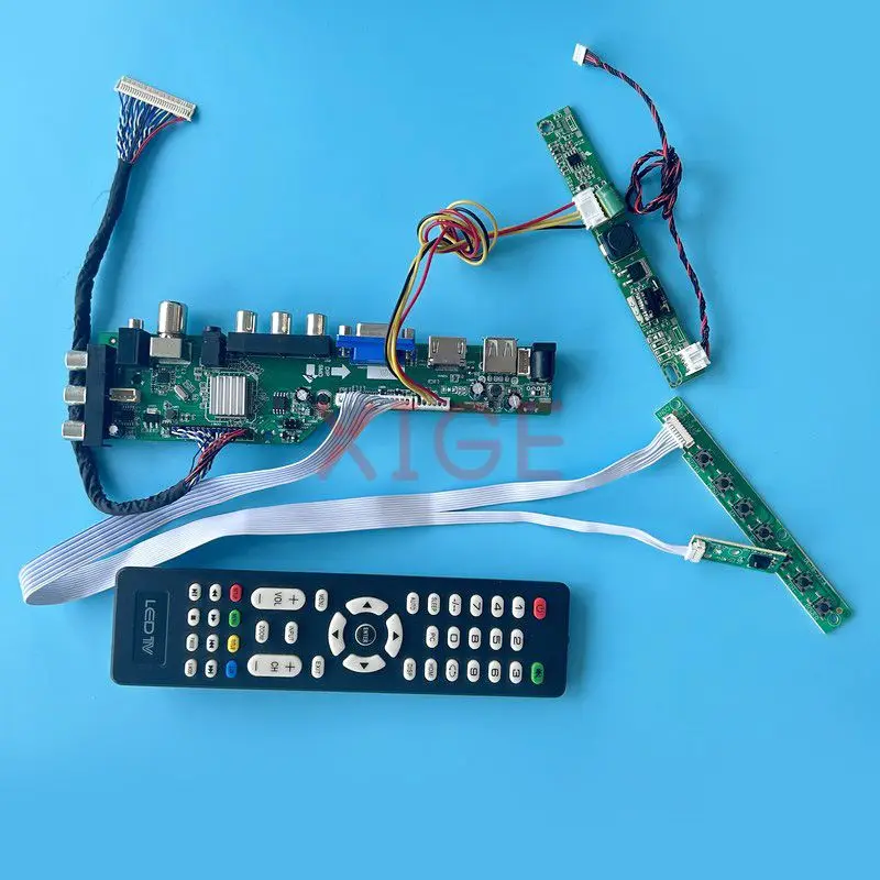 LCD Driver Board Fit LTM270HT03 LTM230HL07 LTM230HL08 Kit 1920*1080 Display AV+USB+DHMI+VGA 27