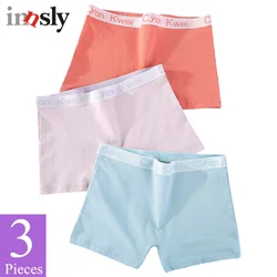 3 pezzi/set Boxer donna cotone Boyshort biancheria intima femminile di grandi dimensioni sotto la gonna pantaloni corti di sicurezza da donna