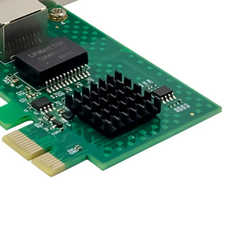 2X I225-V Network Card, Pci-E  I225 2.5G Ethernet Server Network Card For Desktop Computers