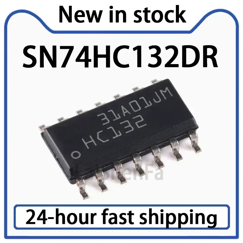 10PCS SN74HC132DR SMT SOIC-14 Four-way NAND Gate Chip in Stock
