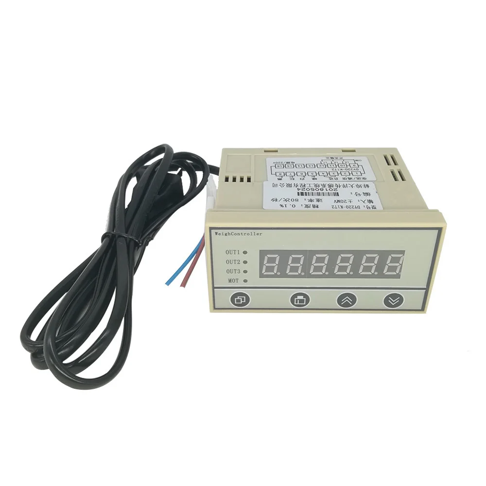 

CALT High Precision Digital Weighing Controller Load Cell Indicator 4-20mA DY220