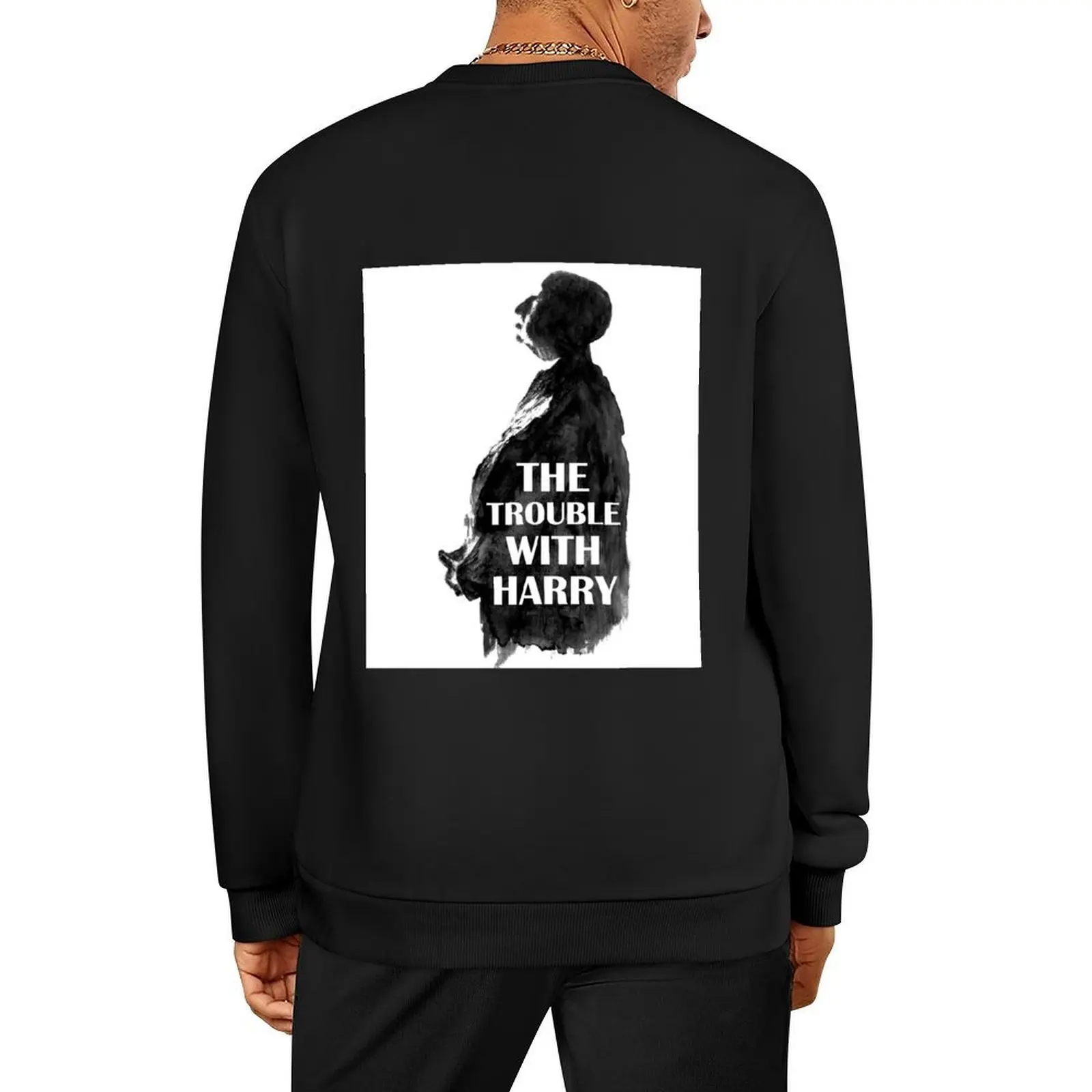 

Hitchcock's The Trouble with Harry Watecolor Illustration Pullover tracksuit men's sweat-shirt autumn anime sweatshirt