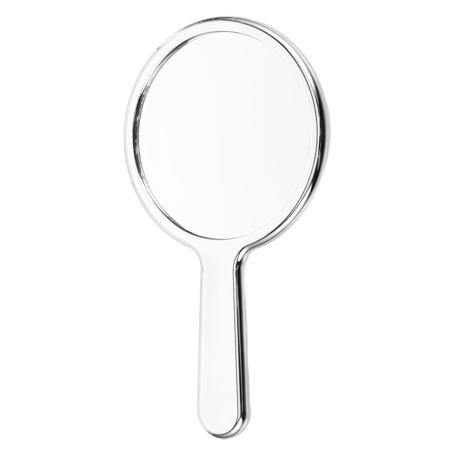 Lightweight Electroplated Makeup Mirror Compact Small Handheld Mirror Portable for Travel Convenient Looking-Glass