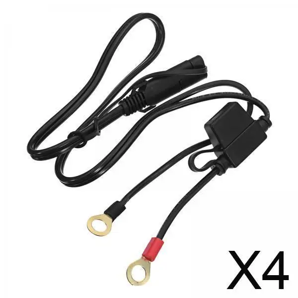 

4xUniversal SAE Quick Disconnect Cable for Motorcycle Tractor Motorbike