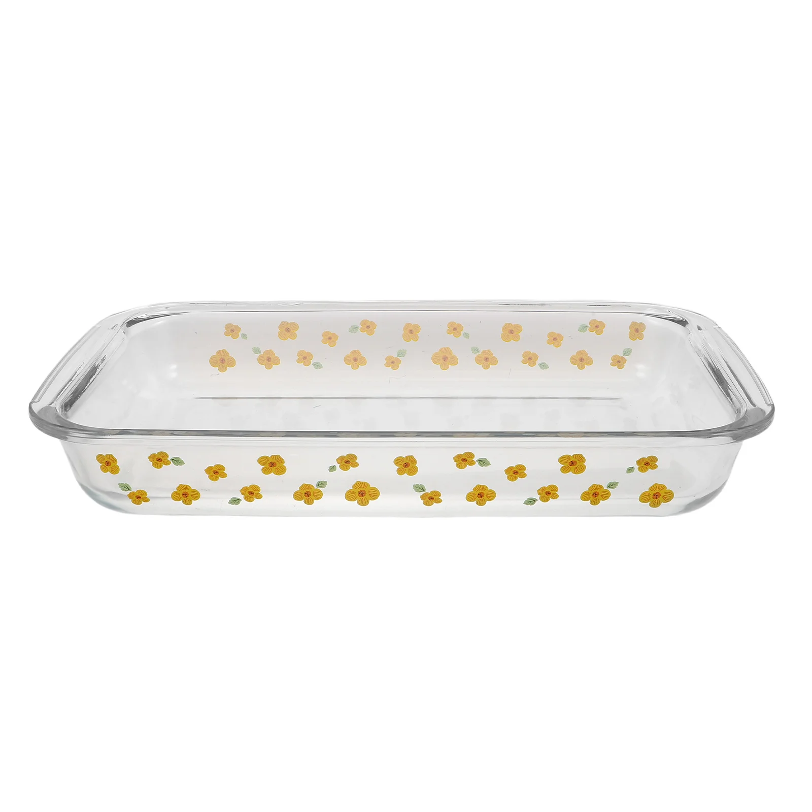 

Kitchen Baking Dish Glass Cooking Pan Serving Tray Casserole Fish Dishes Heat Resistant Deep Roasting