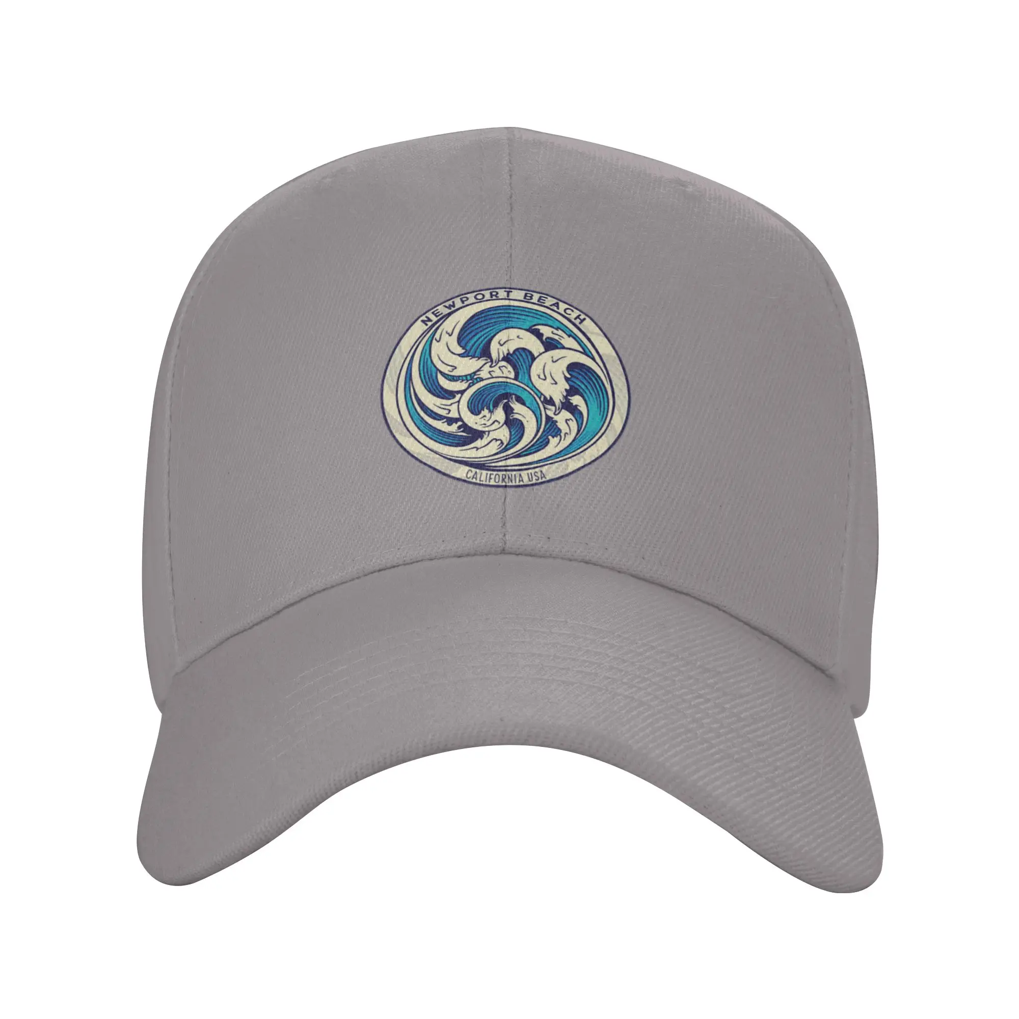 Hot Sale Newport Beach Waves Baseball Cap  Sun Protection Women's Sun Hat  Vlog Shooting Women's Sun Hat