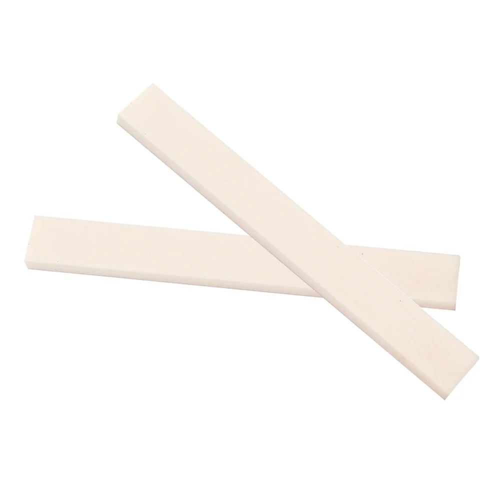 

Acoustic Guitar Blank Buffalo Bone Nut Guitar String Saddle Nut Bone Blank 80x11x3mm for Classical Acoustic Folk Electric Guitar
