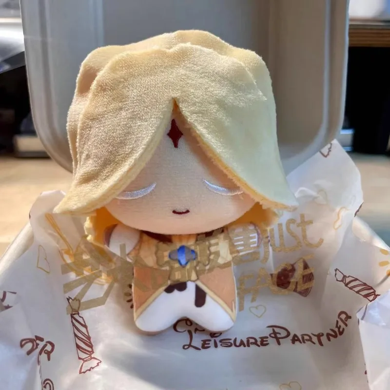 

10cm Game Cookie Kingdom Pure Vanilla Cookie Kawaii Cosplay Cotton Doll NuNu Body Anime Mini Soft Plushies Toy Figures Fans Gift