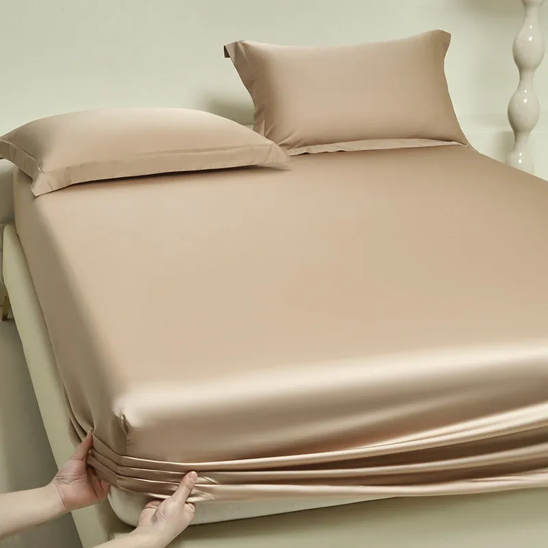 Cooling Blue Bedsheets Pillowcase Summer Queen Size Twin Bedsheets Adult Mattresses Ropa De Cama Juego Completo Bedding Sets