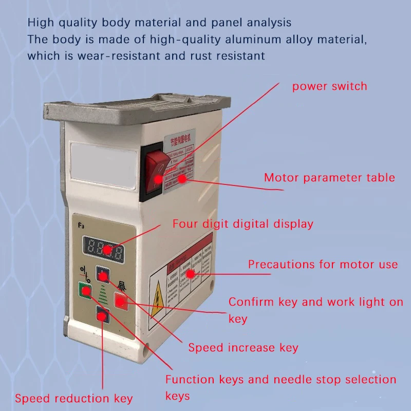 

220V Industrial Flatbed Double Needle Sewing Machine with Edge Cutting Energy-Saving Brushless Servo Motor 550-1500W Silent