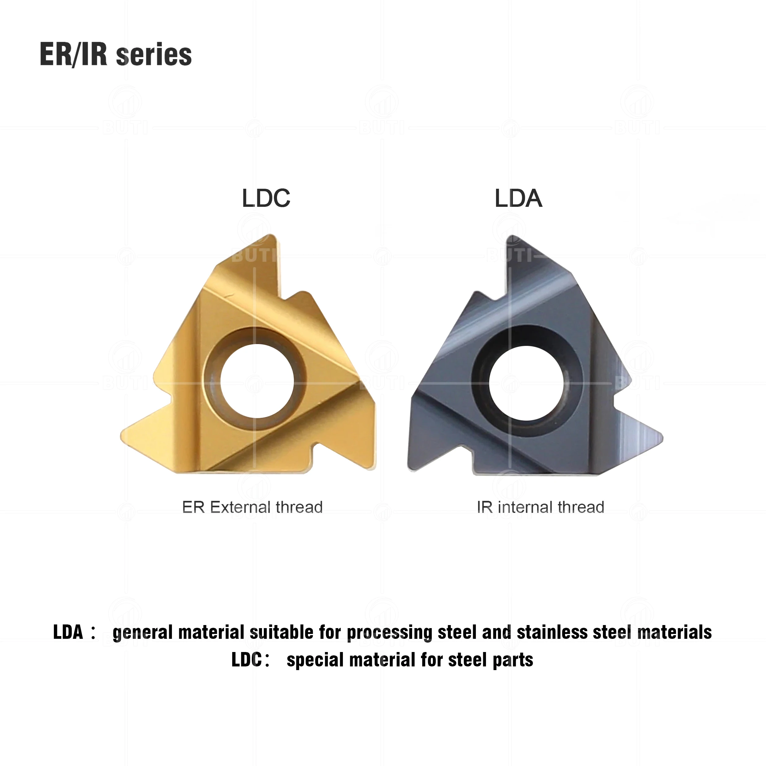 Imagem -05 - Deskar 100 Original 22er 22ir N55 N60 Lda Ldc Tornos Cnc Rosqueamento Ferramentas de Torneamento Inserções de Carboneto para Aço e Aço Inoxidável