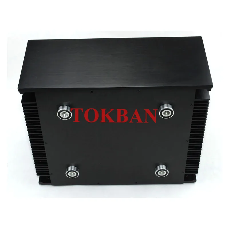 Tokban Audio WA107 484*210*390mm All Aluminium Class A Amplifier Chassis Enclosure DIY HIFI Amplifier Case Shell
