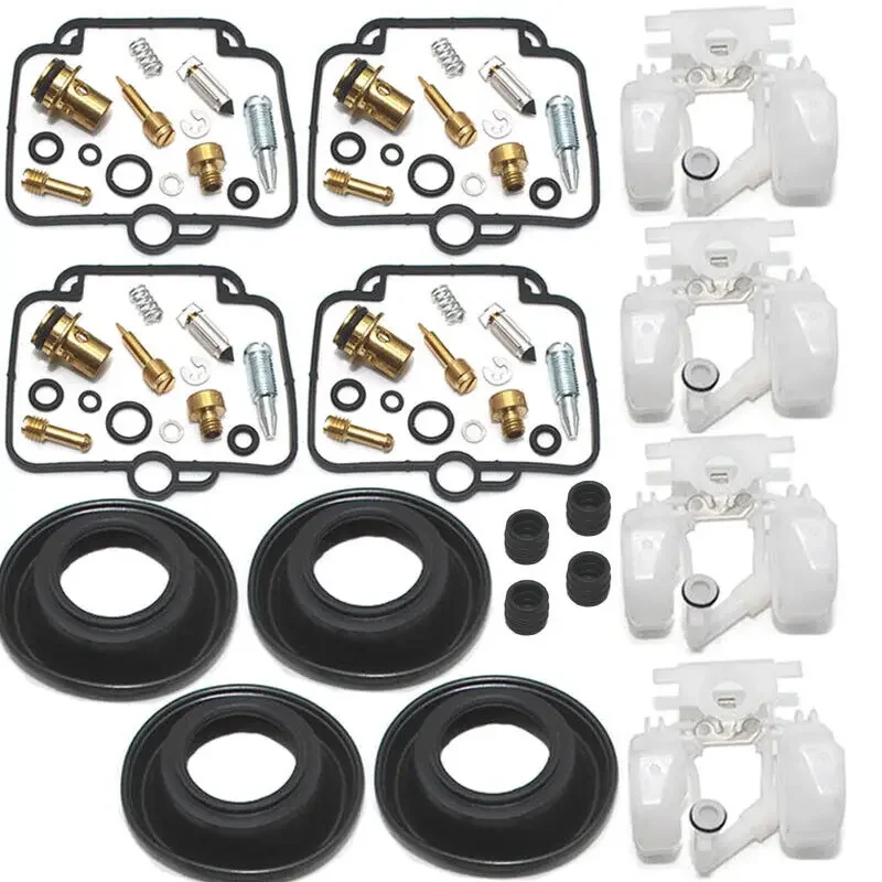 

Diaphragm Carb Floats 4X For Suzuki GSXR750 GSF1200S GSF 1200 GSXR 750 Carburetor Repair Kit