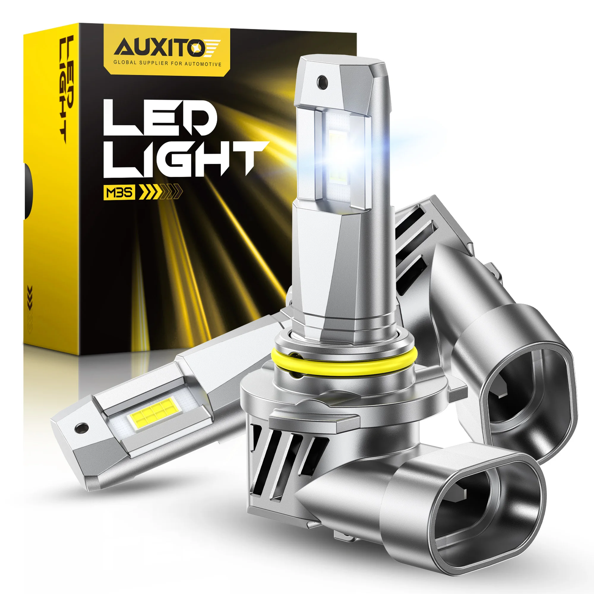 2Pcs AUXITO Canbus 9006 HB4 LED Headlight 70W Powerful Turbo 30000LM Super White Lamp 12V Automotive Bulb 7035CSP 1000% Brighter